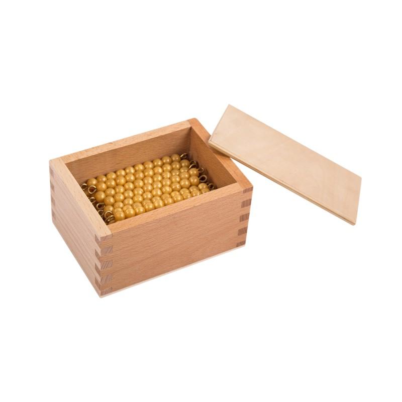 Montessori Leader Joy 45 Golden Bead Bars of 10 in Box