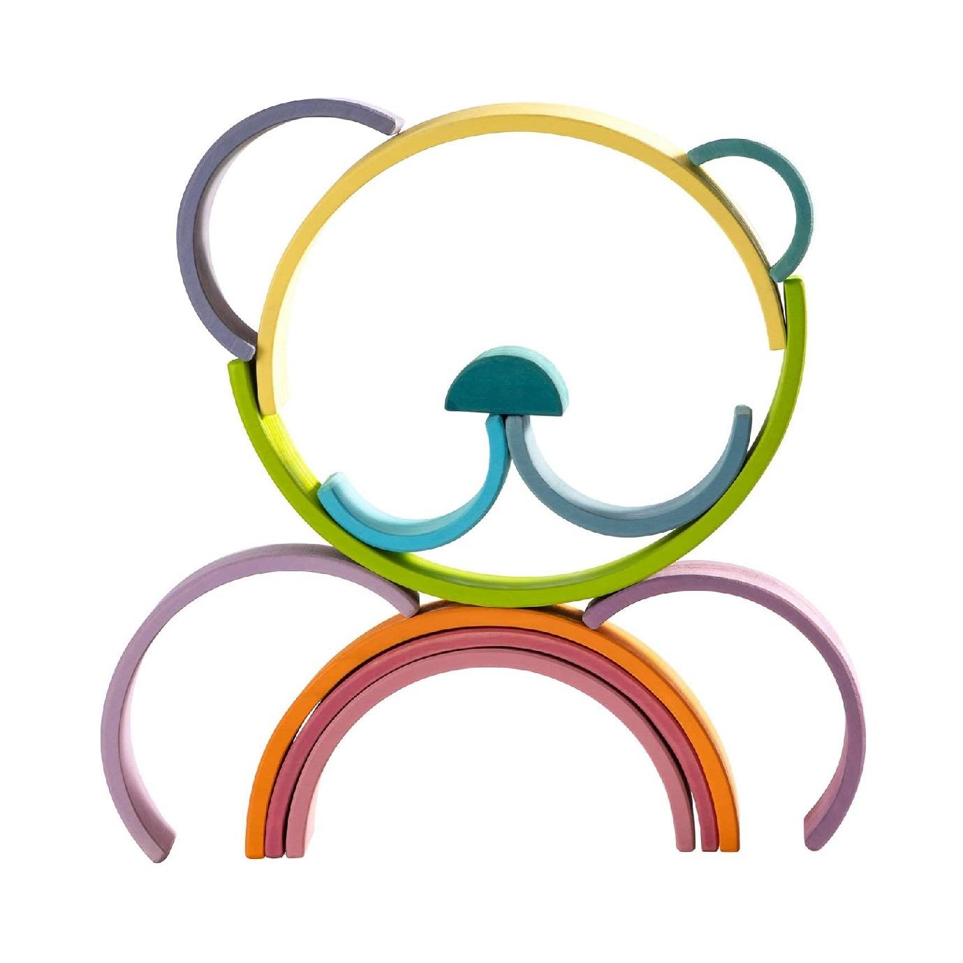 Montessori MerryHeart Rainbow Stackers Macaron