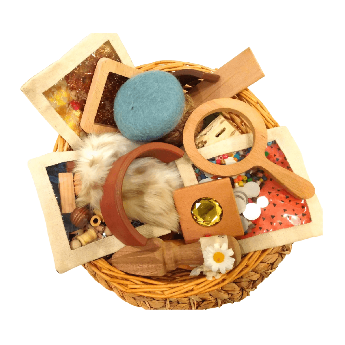Montessori Gali Jewels Treasure Basket 2