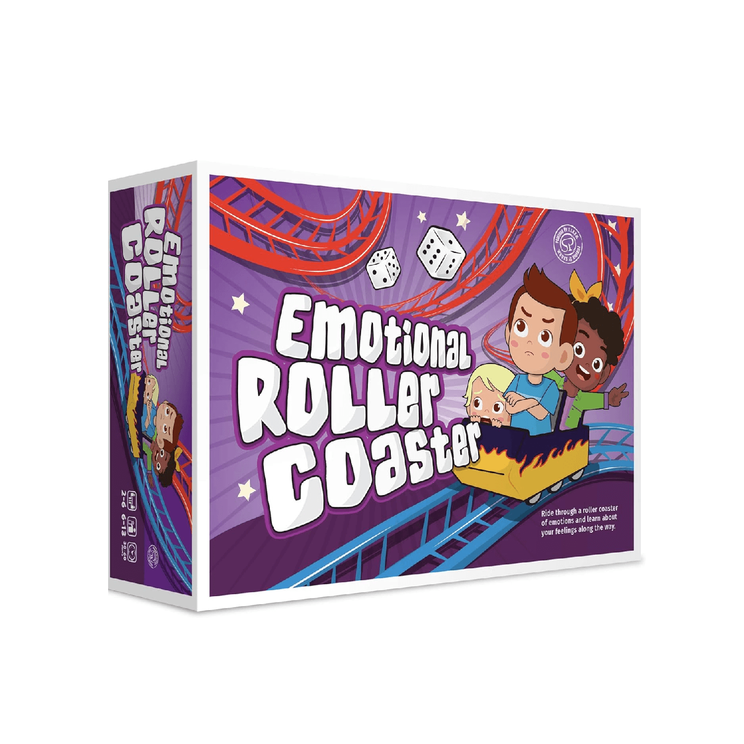 Montessori S.T.O.R.M. Emotional Rollercoaster Anger Management Board Game for Kids & Families