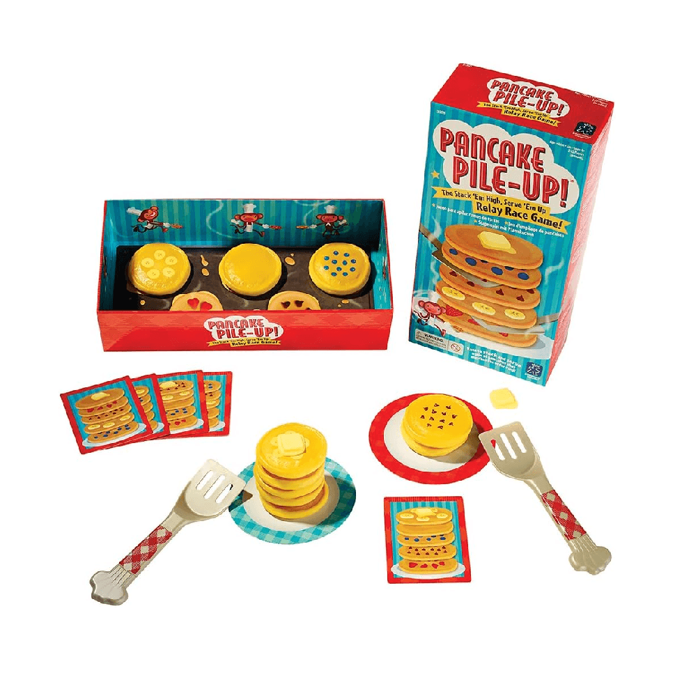 Montessori Educational Insights Pancake Pile-Up Sequence Relay Board Game