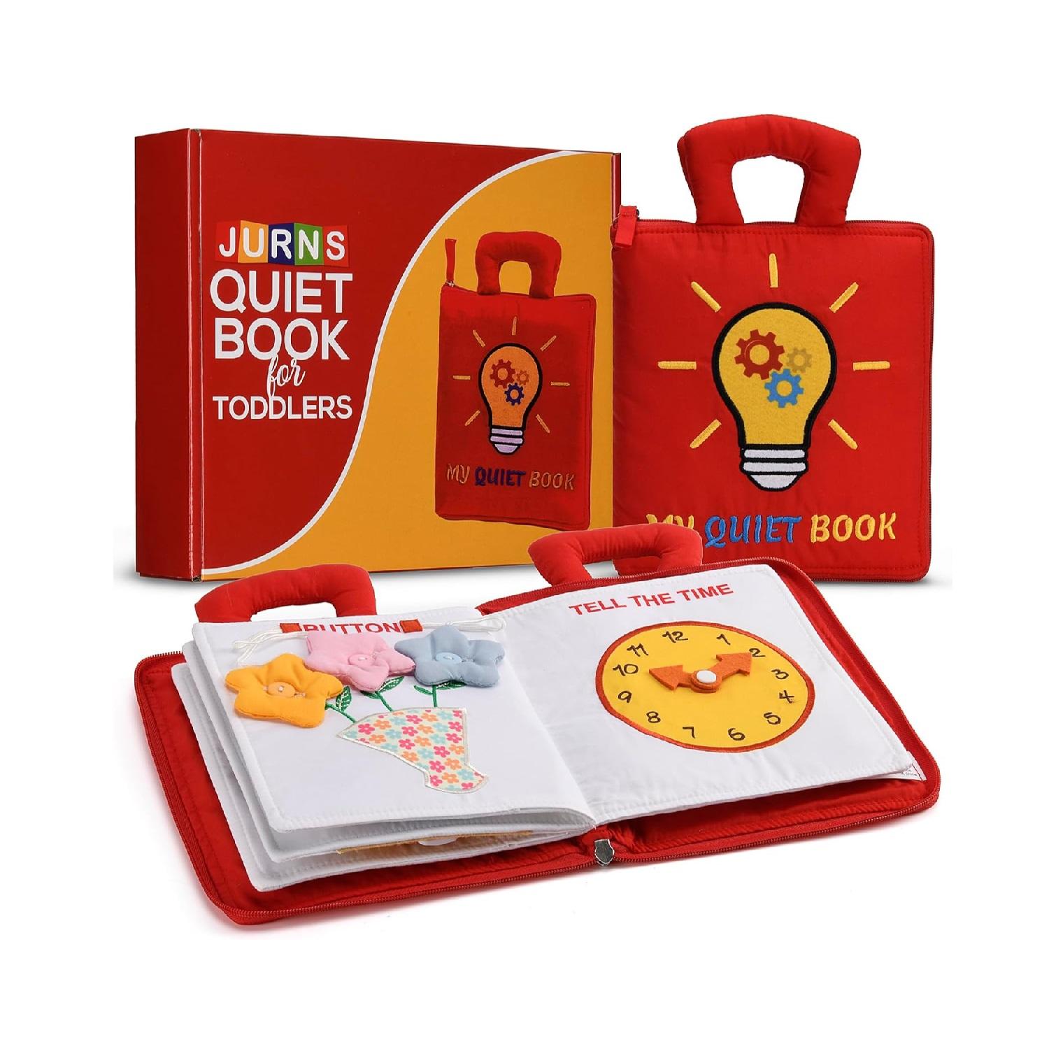 Montessori Jurns Quiet Book for Toddlers