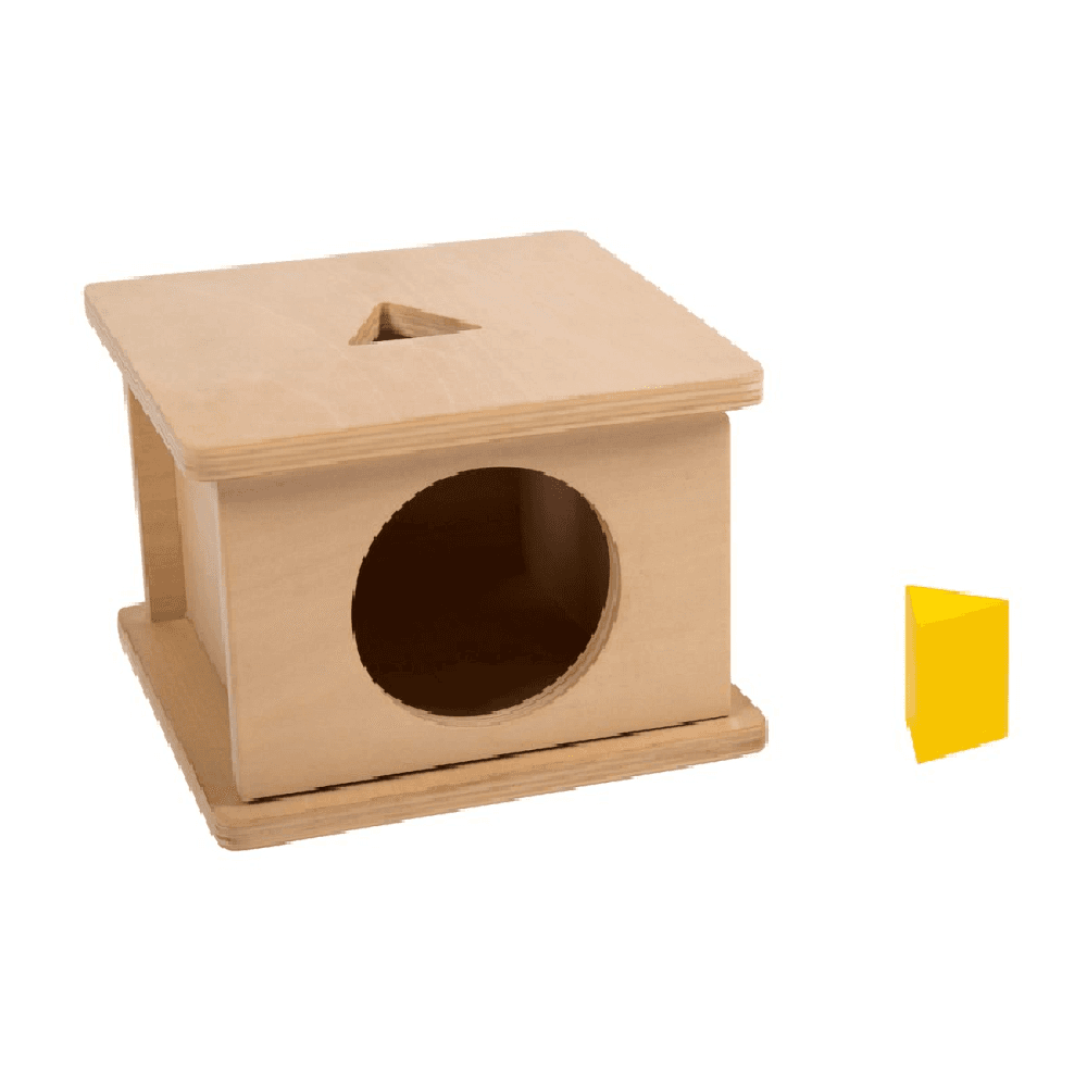 Montessori E&O Montessori Imbucare Box With Triangular Prism