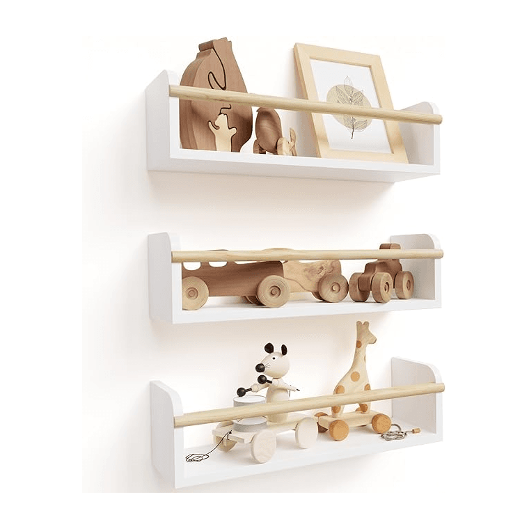 Montessori ZICOTO Set of 3 Floating Bookshelves