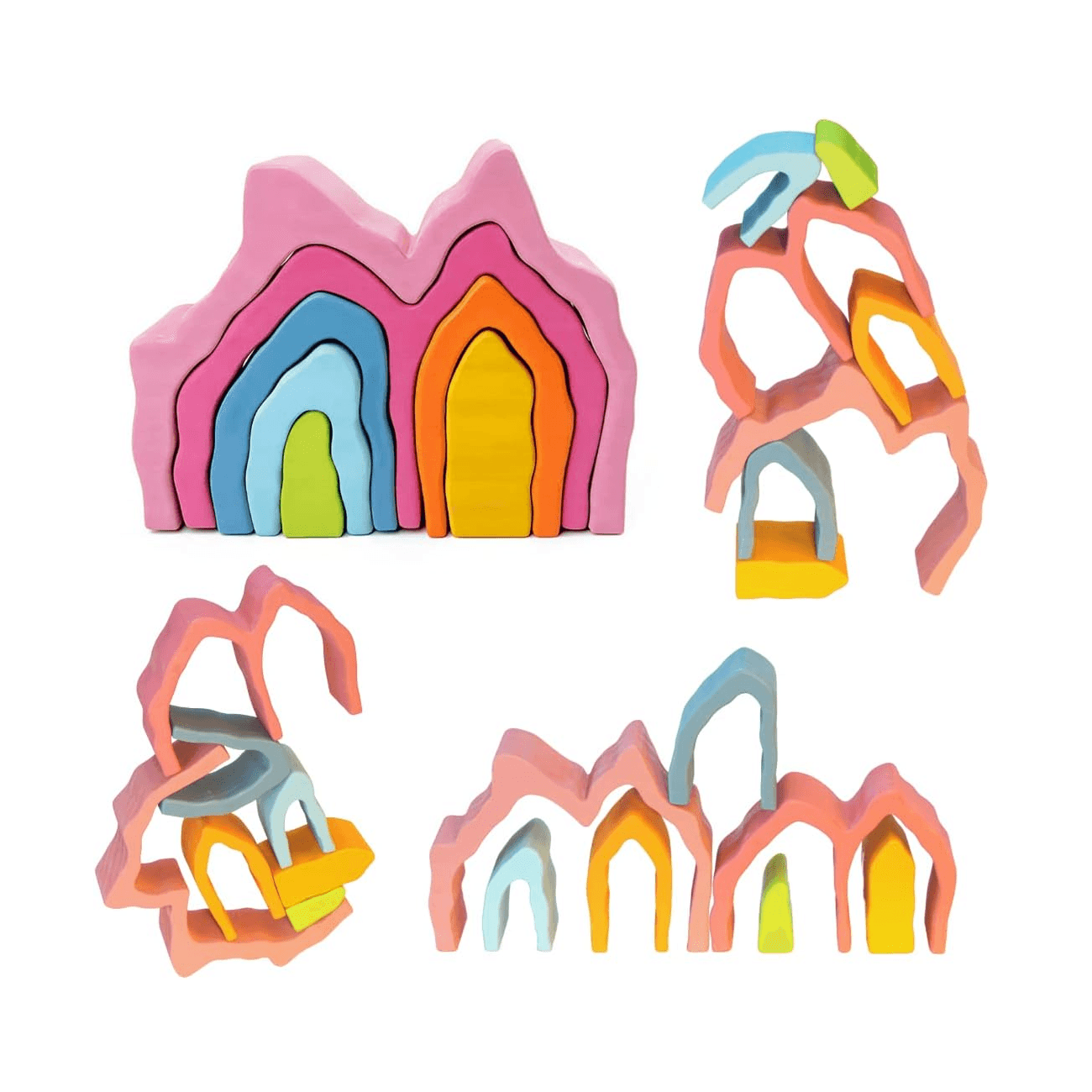 Montessori Curious Melodies Arch Stacker Coral Reef