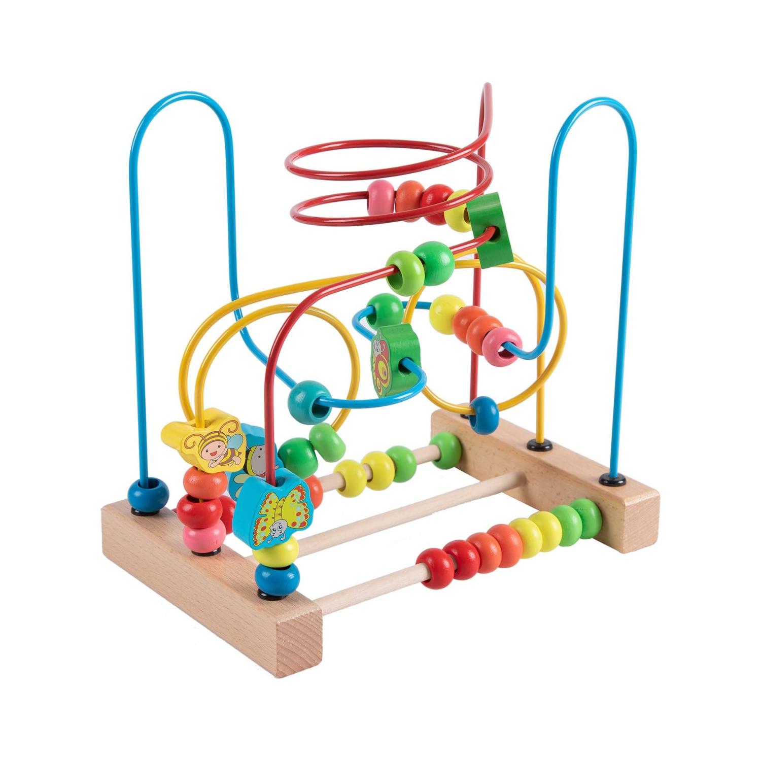 Montessori Joqutoys Bead Maze Roller Coaster