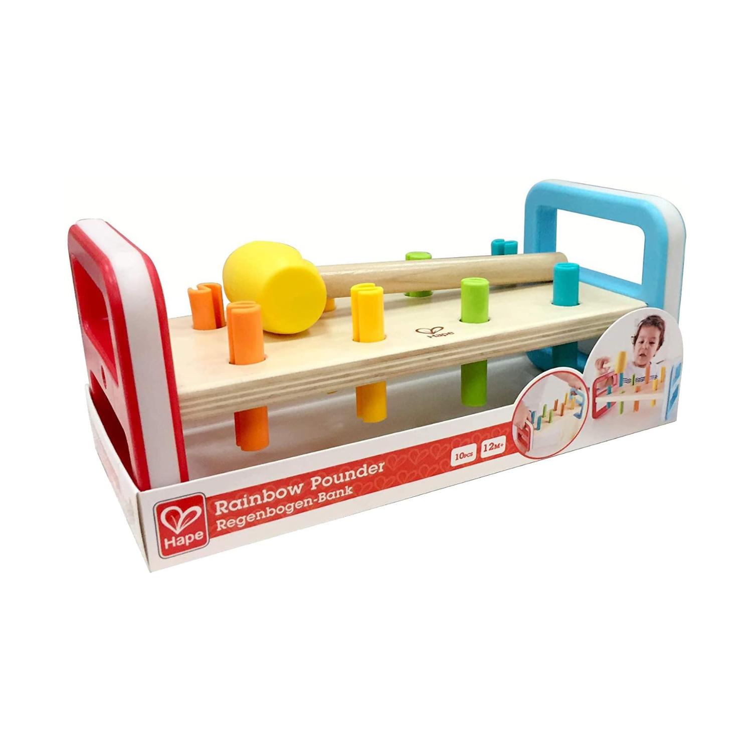 Montessori Hape Rainbow Pounder