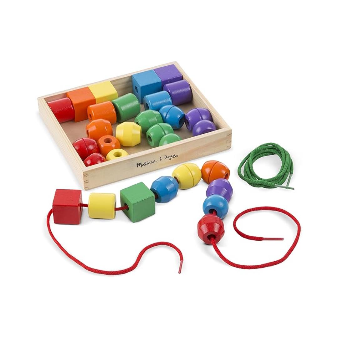 Montessori Melissa & Doug Primary Lacing Beads