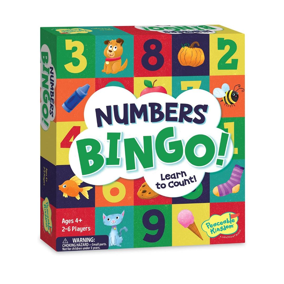 Montessori Peaceable Kingdom Numbers Bingo