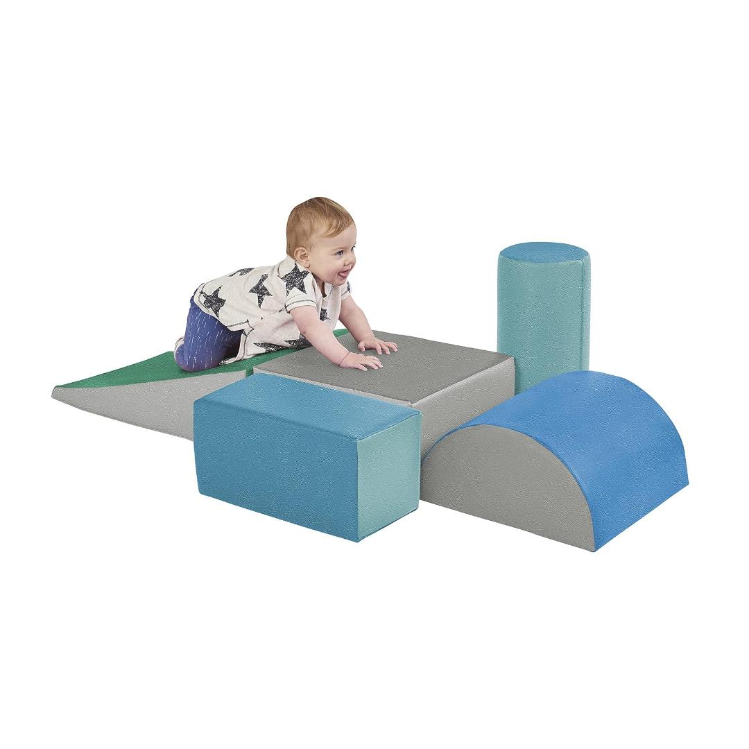 Montessori ECR4Kids Soft Play Climb and Crawl Set Contemporary