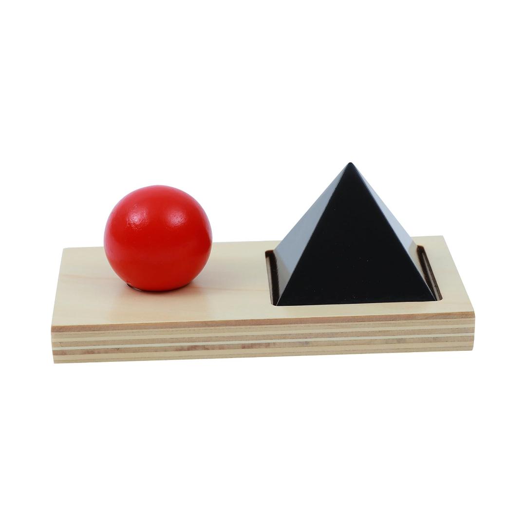Montessori Adena Montessori Noun & Verb Introduction Solids With Tray