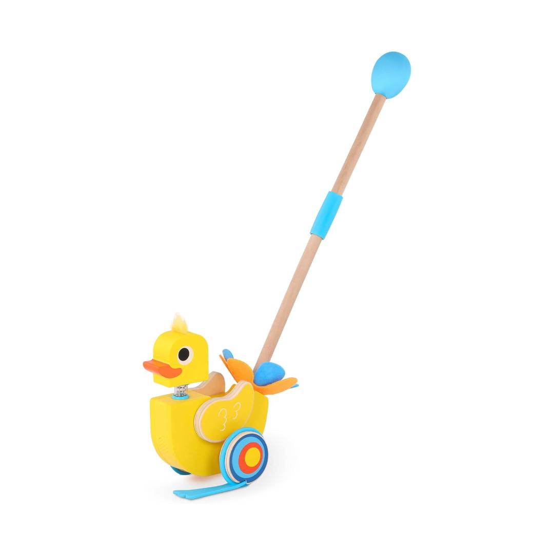 Montessori Battat Quack & Go Duck Push Toy