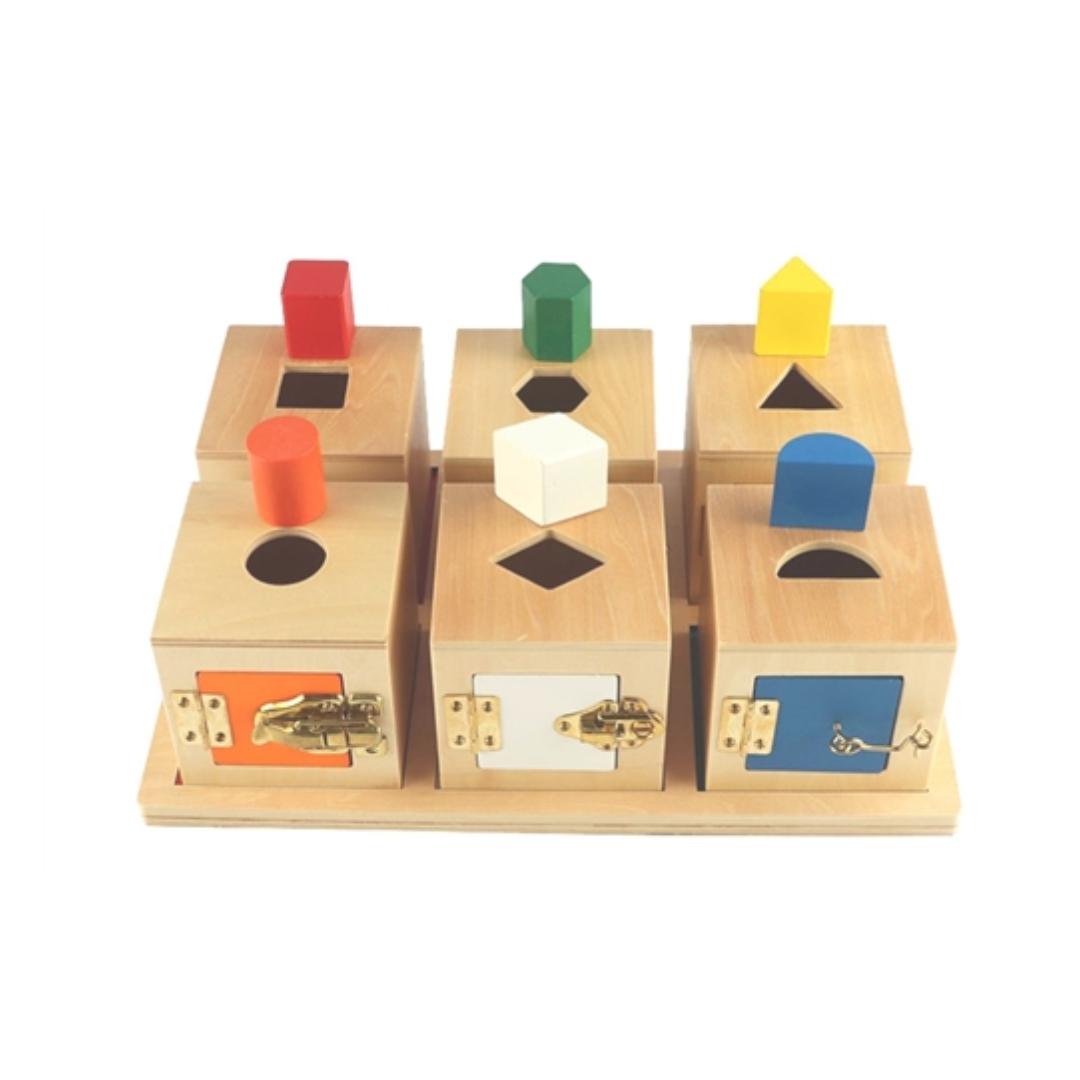 Montessori IFIT Lock Boxes Set of 6
