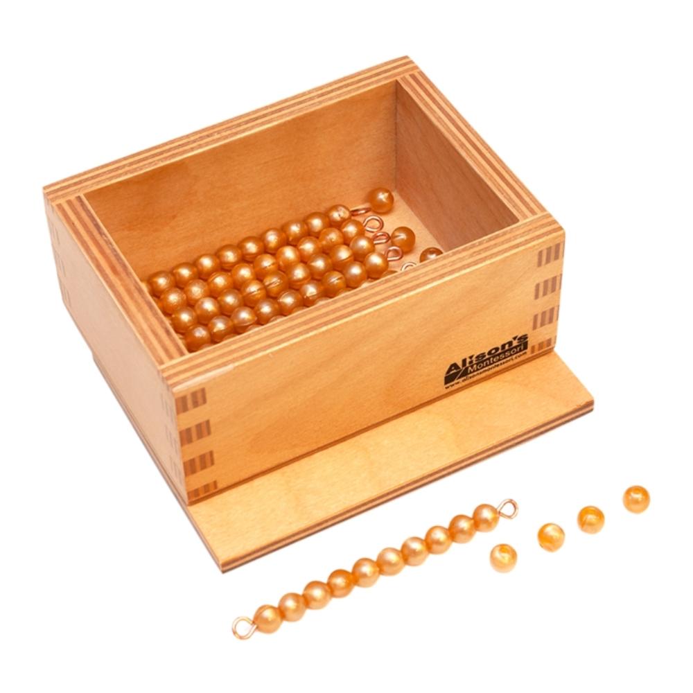Montessori bead box