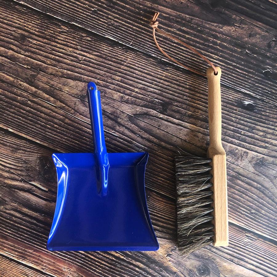 Montessori DIG + CO Hand Broom & Dust Pan Blue