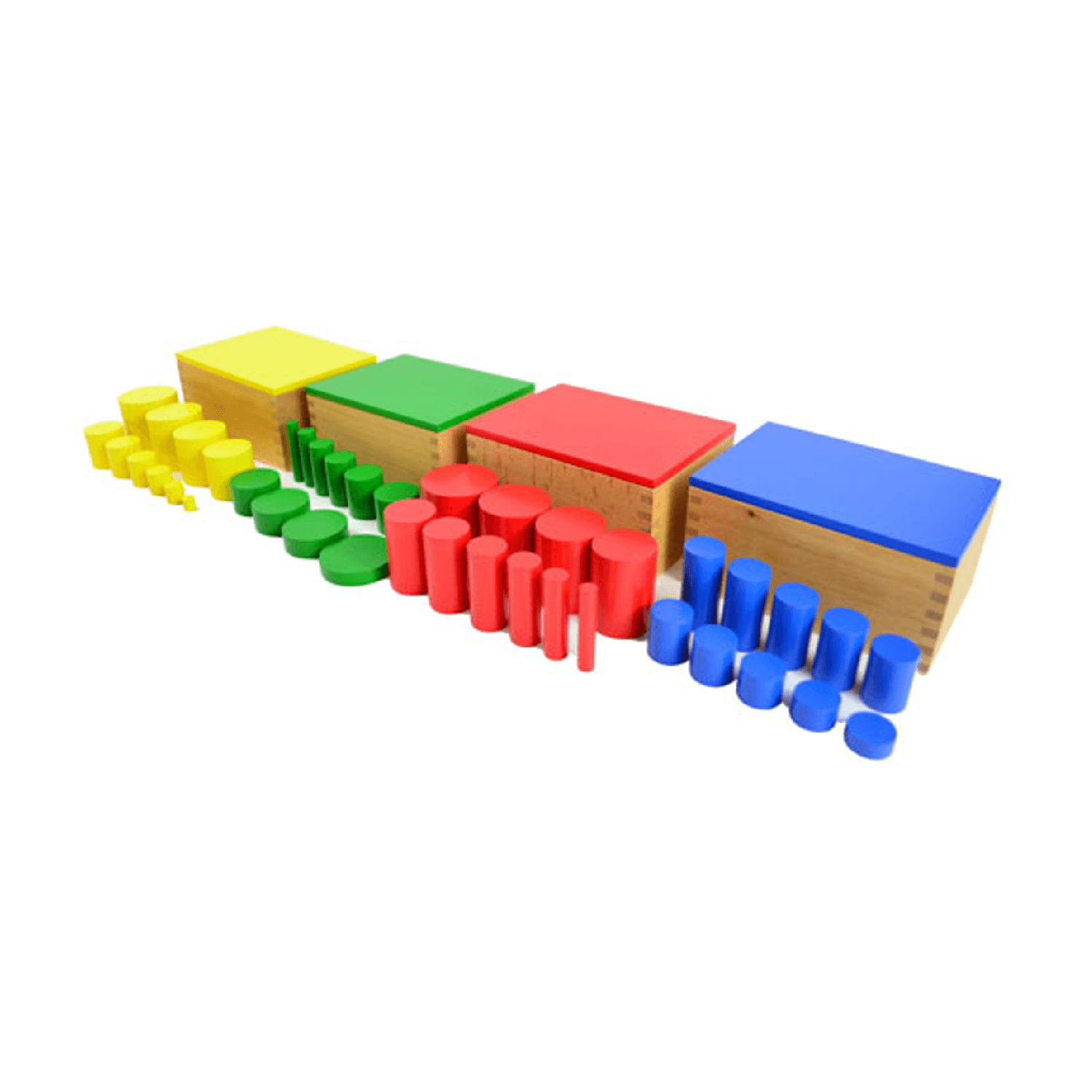 Montessori Thinkamajigs Knobless Cylinders