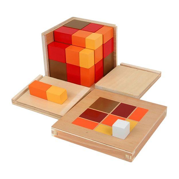 Montessori Kid Advance Montessori Arithmetic Trinomial Cube