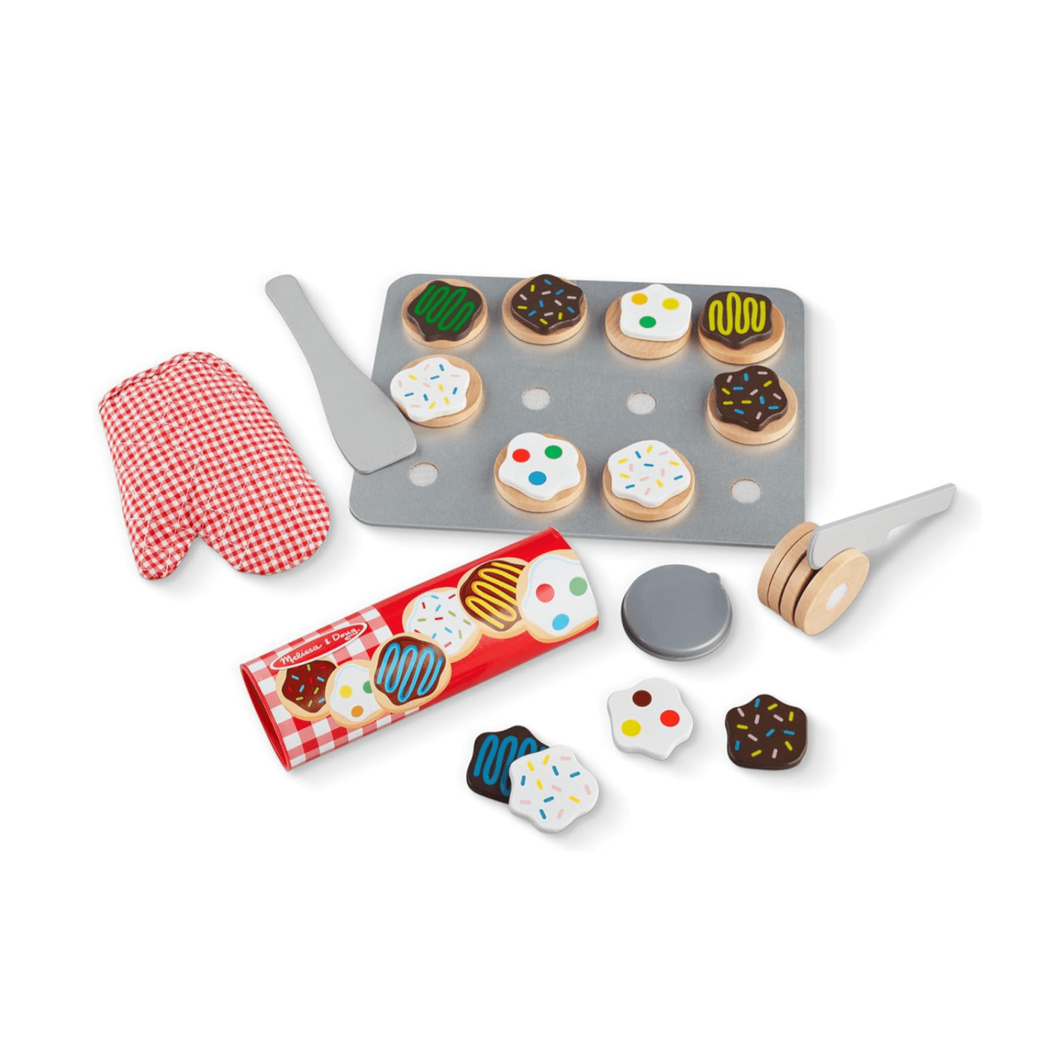 Montessori Melissa & Doug Baking Set Toys Slice and Bake Cookie
