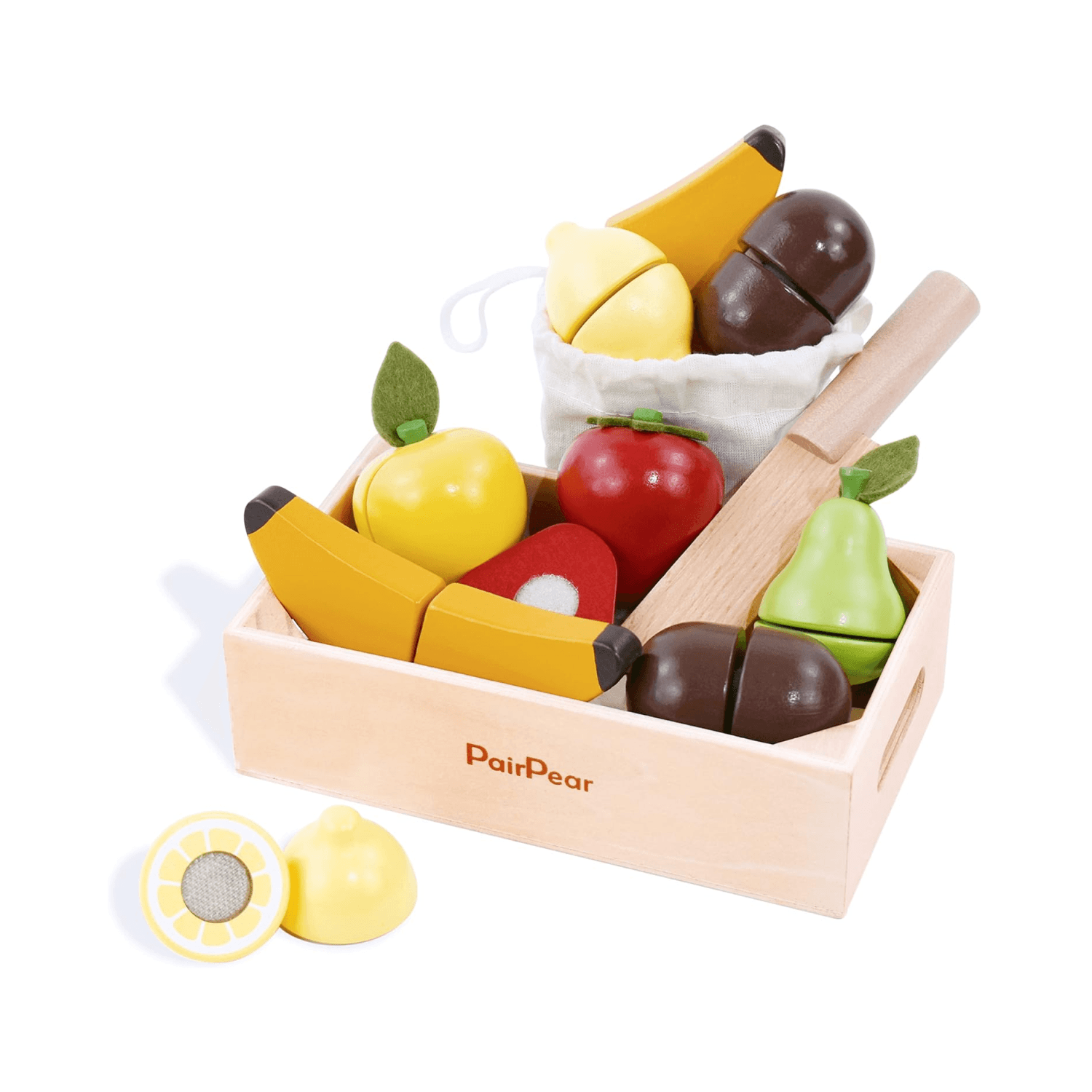 Montessori PairPear Fruits Cutting Toys