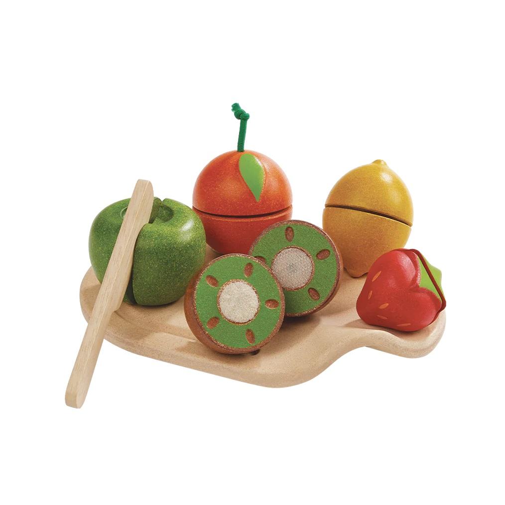 Montessori plan toys fruit cutting