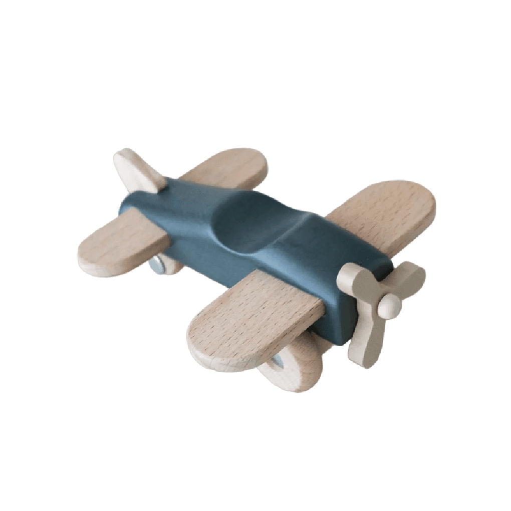 Montessori Playroom Collective Airplane Toys Blue