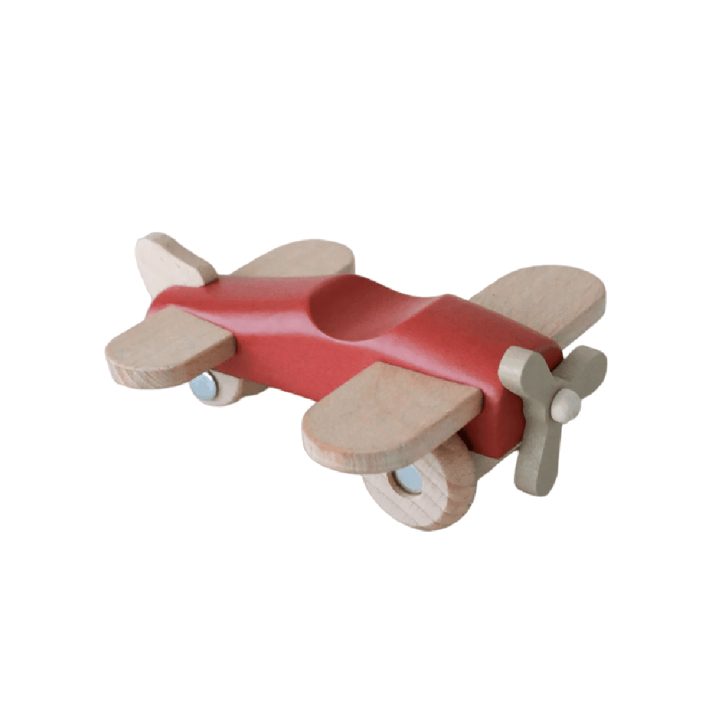 Montessori Playroom Collective Airplane Toys Red