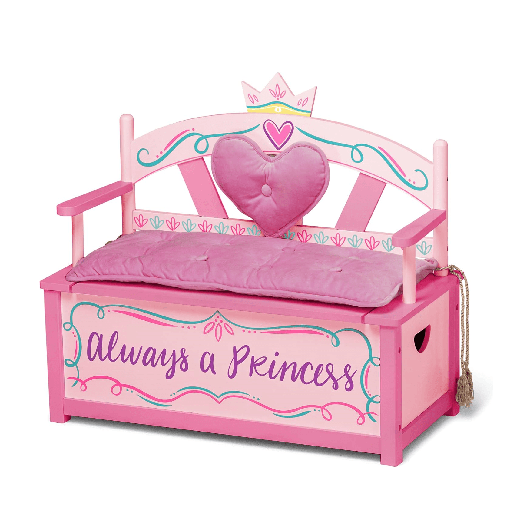 Montessori Wildkin Princess Storage Bench