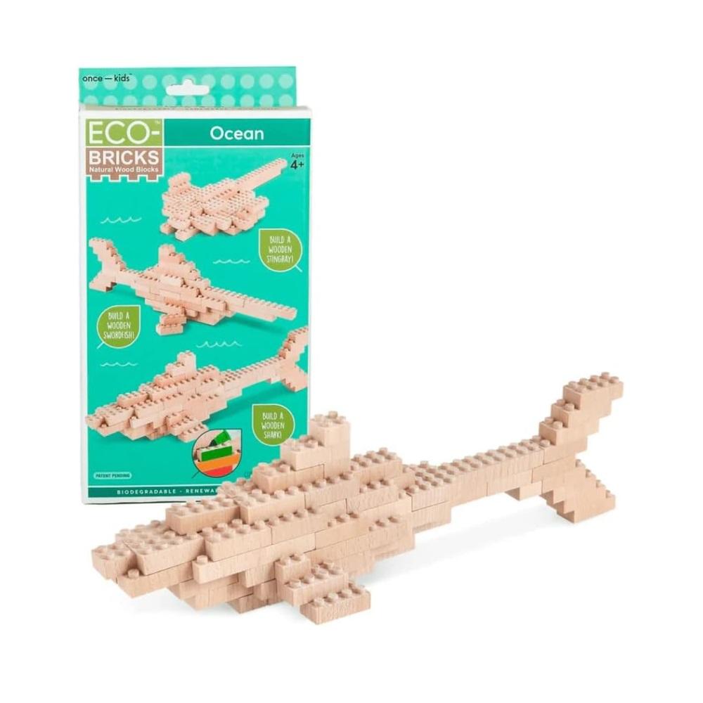 Montessori Once Kids 3-in-1 Eco-Bricks Ocean