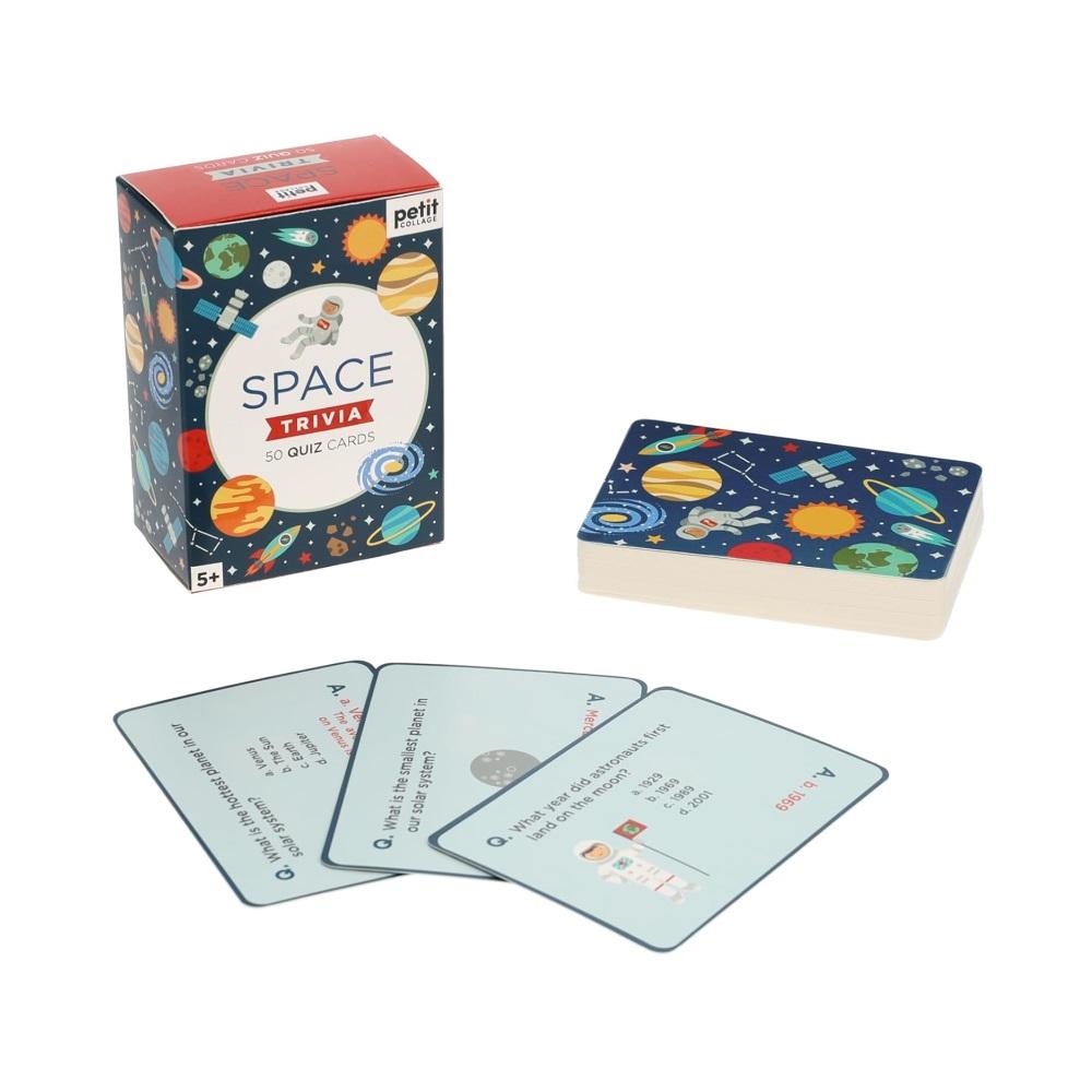 Montessori Petit Collage Space Trivia Cards
