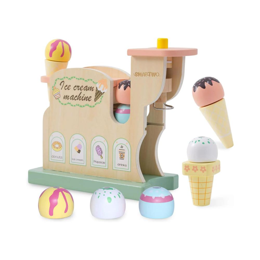Montessori Smartwo Wooden Ice Cream Maker Toy